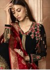 Embroidered Work Trendy Churidar Suit - 2