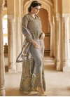 Embroidered Work Floor Length Anarkali Salwar Suit - 1