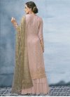Banarasi Silk Palazzo Style Pakistani Salwar Suit - 2