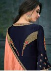 Embroidered Work Satin Georgette Long Length Anarkali Salwar Suit - 2