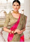 Lace Work Satin Silk Trendy Classic Saree - 1