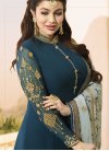 Ayesha Takia Faux Georgette Straight Pakistani Salwar Kameez - 1