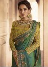 Satin Silk Designer Contemporary Style Saree For Bridal - 2