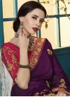 Beads Work Trendy Classic Saree For Festival - 1