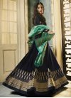 Nargis Fakhri Silk Georgette Embroidered Work Floor Length Kalidar Salwar Suit - 1