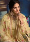Tussar Silk Pant Style Pakistani Salwar Suit For Ceremonial - 1