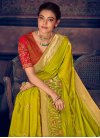 Embroidered Work Kajal Aggarwal Trendy Classic Saree - 1