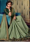 Satin Silk Trendy Classic Saree - 2