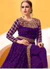 Faux Georgette Pant Style Designer Salwar Kameez - 1