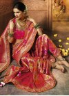 Banarasi Silk Beads Work Designer Contemporary Style Saree - 2