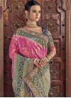 Banarasi Silk Embroidered Work Designer Contemporary Style Saree - 1