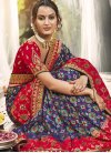 Beads Work Jacquard Silk Designer Traditional Saree - 1