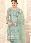 Embroidered Work Pant Style Classic Suit - 1