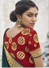 Satin Silk Designer Contemporary Style Saree For Party - 1