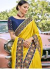 Satin Silk Designer Contemporary Style Saree - 2