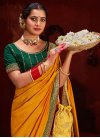 Embroidered Work Traditional Designer Saree For Festival - 1