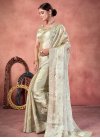 Poly Silk Embroidered Work Designer Contemporary Style Saree - 3