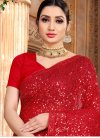 Lace Work Contemporary Style Saree - 1