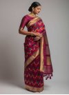 Woven Work Tussar Silk Designer Traditional Saree For Ceremonial - 1