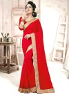 Fab  Embroidered Work Contemporary Style Saree - 2