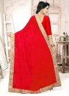 Fab  Embroidered Work Contemporary Style Saree - 1