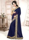 Lustre Lace Work Traditional Saree - 2