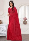 Embroidered Work Designer Contemporary Style Saree For Bridal - 2