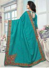 Embroidered Work Trendy Saree For Ceremonial - 1