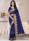 Embroidered Work Traditional Designer Saree For Bridal - 2