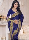 Embroidered Work Traditional Designer Saree For Bridal - 1