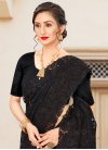 Embroidered Work Net Trendy Classic Saree - 1
