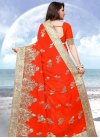 Faux Georgette Contemporary Style Saree - 2
