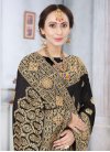 Vichitra Silk Embroidered Work Trendy Classic Saree - 1