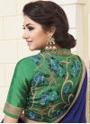 Fascinating Faux Georgette Embroidered Work Trendy Saree - 2