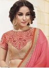 Exceptional Maroon and Red  Trendy Designer Saree - 1