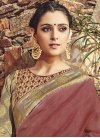 Surpassing Lace Work Traditional Saree - 1
