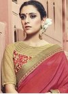 Titillating Art Silk Embroidered Work Traditional Saree For Ceremonial - 1