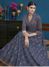 Embroidered Work Floor Length Anarkali Salwar Suit - 1