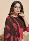 Embroidered Work Churidar Suit For Casual - 1