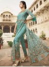 Art Silk Floor Length Anarkali Salwar Suit For Festival - 1