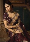 Satin Silk Designer Traditional Saree - 1