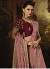 Embroidered Work Art Silk Trendy Saree For Ceremonial - 1