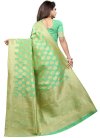 Art Silk Thread Work Trendy Classic Saree - 1