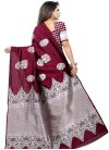 Woven Work Trendy Saree For Casual - 1