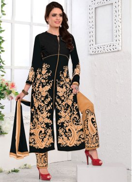 Admirable Resham Work Pant Style Party Wear Suit