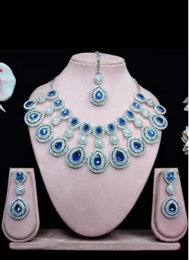 Alloy Beads Work Necklace Set
