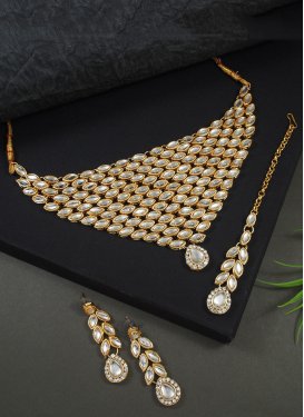 Alluring Beads Work Necklace Set for Festival