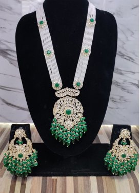 Alluring Beads Work Necklace Set For Party