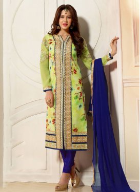 Amazing Faux Georgette Pakistani Suit
