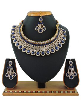 Amazing Gold Rodium Polish Necklace Set For Party